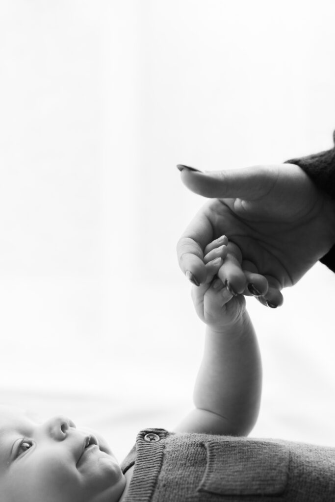 Séance photo bébé à la maison à Tours