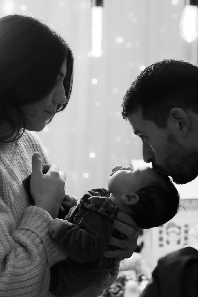 Séance photo naissance à la maison à Tours