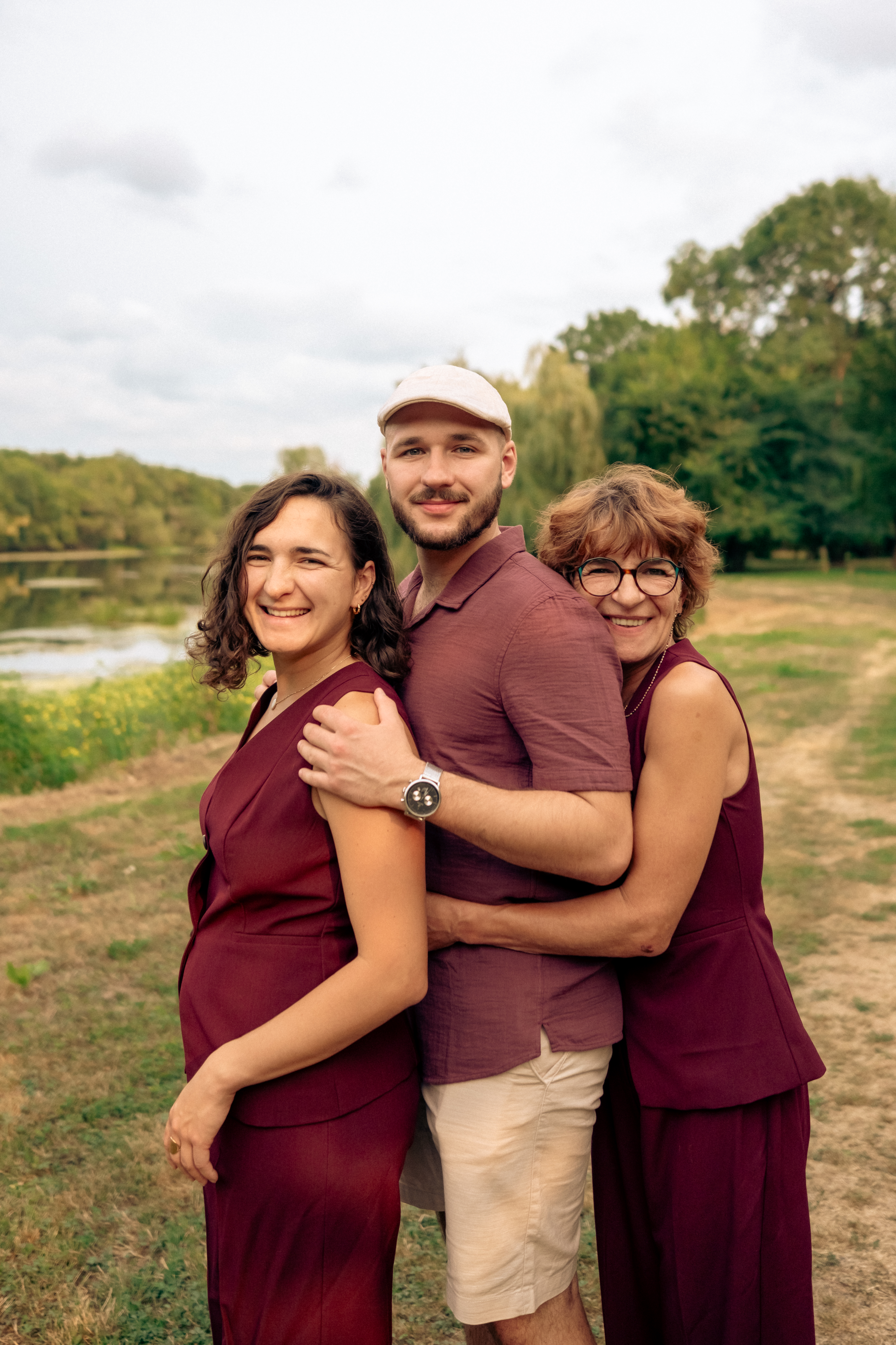 Séance photo parent enfant intergénérationnel à Tours